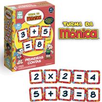 Jogo Primeiras Contas Turma da Mônica Matemática Brinquedos