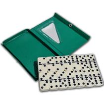 Jogo Profissional Dominó Melanina 28 Peças 6Mm Com Estojo Ve Jogo Profissional Dominó Melanina 28 Peças 6Mm Com Estojo Ve