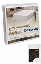 Jogo Protetor De Colchão Solteiro Impermeável 2 Peças Com Elástico Ortobom Fácil Lavagem Sem Barulho Original