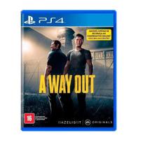 Jogo PS4 A Way Out Mídia Física Novo Lacrado Co-Op - EA