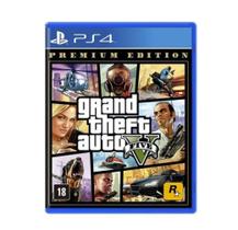 Jogo PS4 GTA 5 Granf Theft Auto V Mídia Física Novo Premium - ROCKSTAR games