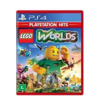 Jogo PS4 Infantil Lego Worlds Mídia Física Novo Lacrado Hits