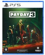 Jogo PS5 Payday 3 Mídia Física Novo Lacrado