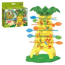 Jogo Pula Derruba Macaco Seu Galho Divertido Brinquedo 15 Cm - Ark Brink