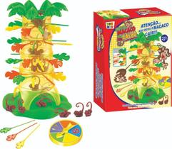 Jogo Pula Macaco Brinquedo Torre de estratégia e raciocino (5 a 12 Anos)