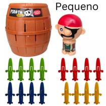 Jogo Pula Pirata Espadas No Barril Grande ou Pequeno Brinquedo Infantil Presentes Criativos Crianças