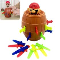 Jogo Pula Pula Pirata Jump Barril Pequeno 18 Peças Criança Brinquedo Estratégia Jogo Pula Pula Pirata Jump Barril Pequeno 18 Peças Criança Brinquedo Estratégia