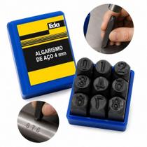 Jogo puncao algarismo numeros aco 4mm kit marcador numerico gravacao metal 9 pecas profissional Jogo puncao algarismo numeros aco 4mm kit marcador numerico gravacao metal 9 pecas profissional