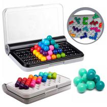 Jogo Q.i Ball Raciocínio Lógico Quebra Cabeça Labirinto De Bolinhas Desafio - Art Brink