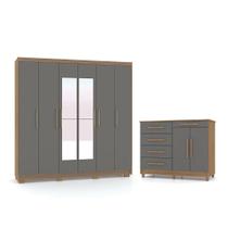 Jogo Quarto Completo Com Espelho Minato Nature Alasca Jogo Quarto Completo Com Espelho Minato Nature Alasca