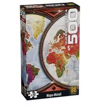 Jogo Quebra-cabeça 500 peças Mapa-Múndi - Grow Jogo Quebra-cabeça 500 peças Mapa-Múndi - Grow