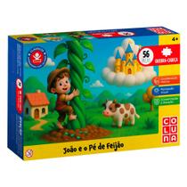 Jogo Quebra Cabeça 56 Peças João e o Pé de Feijão Pais e Filhos - 793978 Jogo Quebra Cabeça 56 Peças João e o Pé de Feijão Pais e Filhos - 793978
