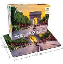 Jogo Quebra Cabeça Arco Do Triunfo Paris 500 Peças Família Jogo Quebra Cabeça Arco Do Triunfo Paris 500 Peças Família
