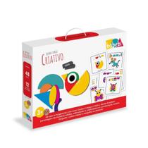 Jogo Quebra-Cabeça Criativo 48 Peças em Madeira Babebi - 7026
