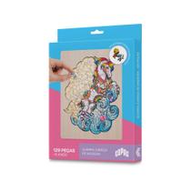 Jogo Quebra Cabeça De Madeira Estampas variadas - Copag Jogo Quebra Cabeça De Madeira Estampas variadas - Copag