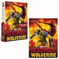 Jogo Quebra Cabeça Deadpool Wolverine 500 Peças Marvel
