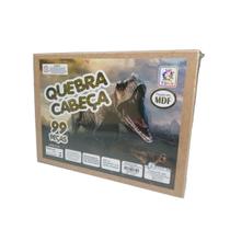 Jogo Quebra Cabeça Dinossauro MDF 99 Peças Jogo Quebra Cabeça Dinossauro MDF 99 Peças