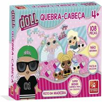 Jogo Quebra Cabeca Em Madeira Doll 108 Pecas +4 Anos