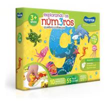 Jogo Quebra-Cabeça Explorando Os Números 55 Peças 003161 - Toyster