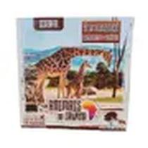 Jogo Quebra-Cabeça Girafa 100 Peças em Madeira MDF - Aquarela