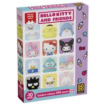 Jogo Quebra-Cabeça Hello Kitty e Amigos 500 Peças 04980 Grow