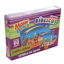 Jogo Quebra Cabeça Linha Bíblicos 60 Peças Estrela De Belém - FMSP Jogo Quebra Cabeça Linha Bíblicos 60 Peças Estrela De Belém - FMSP