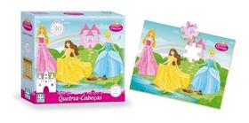 Jogo Quebra Cabeça Nig Brinquedo Princesas 30 Peças Didático