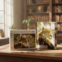 Jogo Quebra-Cabeça Onça Pantaneira 500Pçs Pais&Filhos