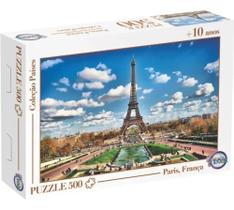 Jogo Quebra Cabeça Paris França Puzzle Torre Eiffel 500 Pçs