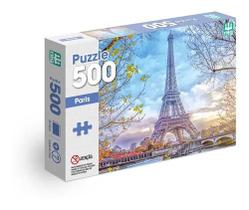 Jogo Quebra Cabeça Paris França Torre Eiffel 500 Peças Nig