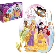 Jogo Quebra Cabeça Princesas Cinderela Tiana Rapunzel Bela Branca De Neve Disney 30 Peças - Xalingo Jogo Quebra Cabeça Princesas Cinderela Tiana Rapunzel Bela Branca De Neve Disney 30 Peças - Xalingo