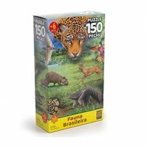 Jogo Quebra Cabeca Puzzle 150 Pecas Fauna Brasileira Jogo Quebra Cabeca Puzzle 150 Pecas Fauna Brasileira