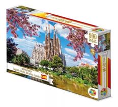 Jogo Quebra Cabeça Puzzle 500pçs Sagrada Família Barcelona Jogo Quebra Cabeça Puzzle 500pçs Sagrada Família Barcelona