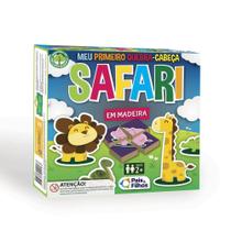 Jogo Quebra-Cabeça Safari 32 Peças 2918 - Pais e Filhos