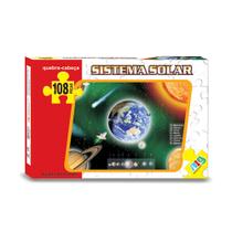 Jogo Quebra Cabeça Sistema Solar 108 Peças Educativo - Nig