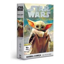 Jogo quebra cabeça star wars 500 peças nano grogu toyster