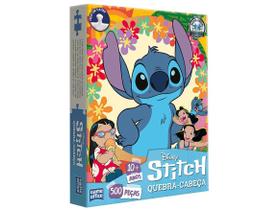Jogo Quebra Cabeça Stitch 500 Peças Disney Toyster