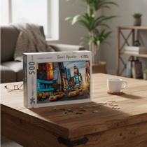 Jogo Quebra-Cabeça Times Square 500 Peças Pais&Filhos