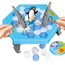 Jogo Quebra Gelo Pinguim Game Com Martelo Clássico Divertido - Art Brink
