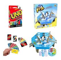 Jogo Quebra Gelo Pinguim Numa Fria E Uno Jogo De Cartas Jogo Quebra Gelo Pinguim Numa Fria E Uno Jogo De Cartas
