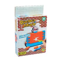 Jogo Quebra Muro Parede Com Boneco Tijolinhos Infantil