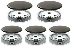 Jogo queimadores/espalhadores p/cooktops electrolux 5b gc70v Jogo queimadores/espalhadores p/cooktops electrolux 5b gc70v