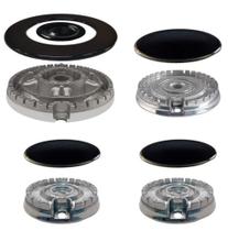 Jogo queimadores/espalhadores p/fogões brastemp byo4ebr/bfo4ebb 4b