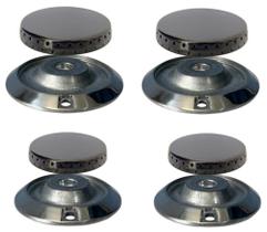 Jogo queimadores/espalhadores p/fogões electrolux 4b 50erb/50erx