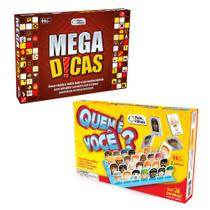 Jogo Quem é Você Parecido com Cara a Cara + Dicas Descobrir Palavras - Pais e Filhos