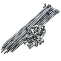 Jogo Raio 4mm Cromado Traseiro Moto Biz 100 / 125 Reforçado