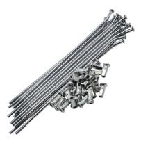 Jogo Raio 4Mm Cromado Traseiro Moto Nxr Bros 150 Reforçado