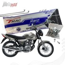 Jogo Raio Cromado 3,5mm Titan CG KS Dianteiro