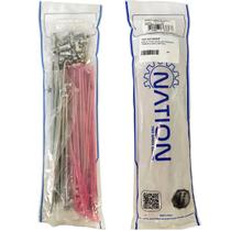 Jogo Raio Dianteiro Titan 125 1983 à 1999 Cromado Tambor 4mm