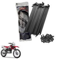 Jogo Raio Dianteiro Zincado Crf230 Crf250 4mm Ddl